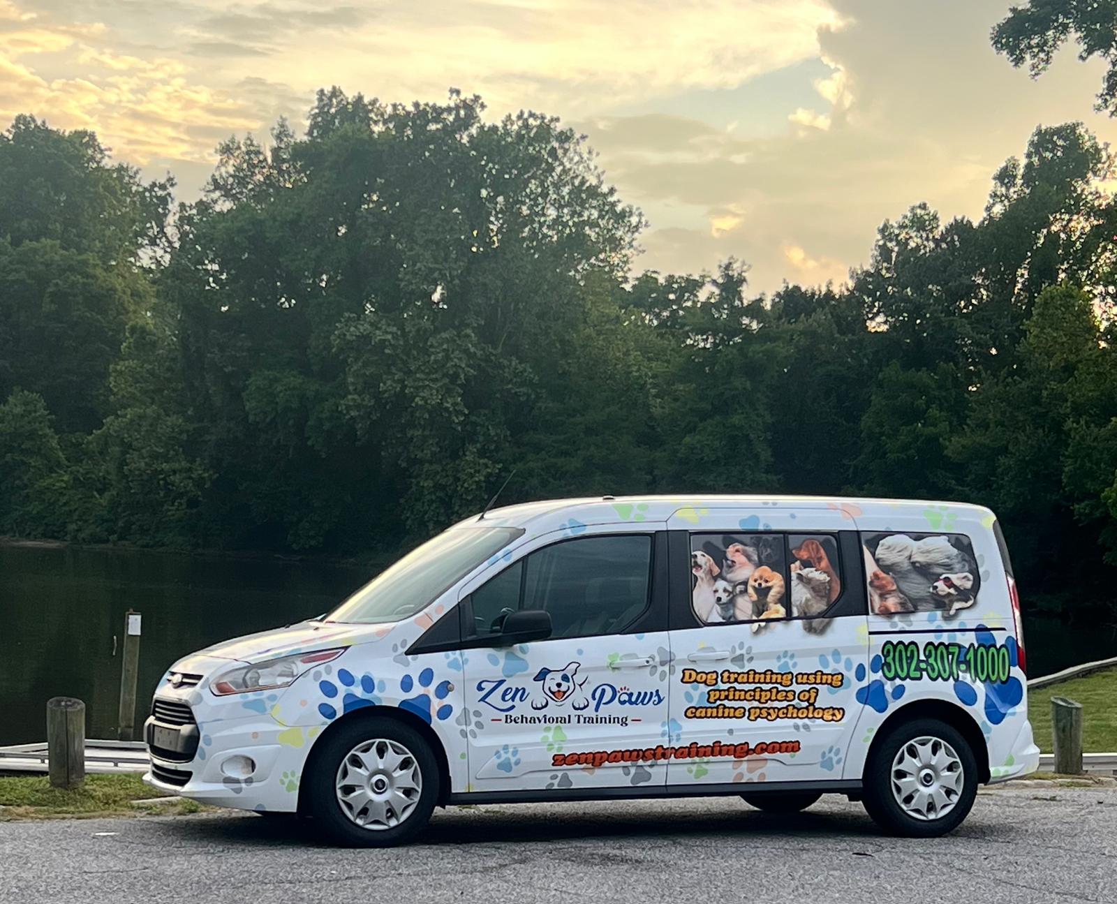 Zen Paws Training van cover photo