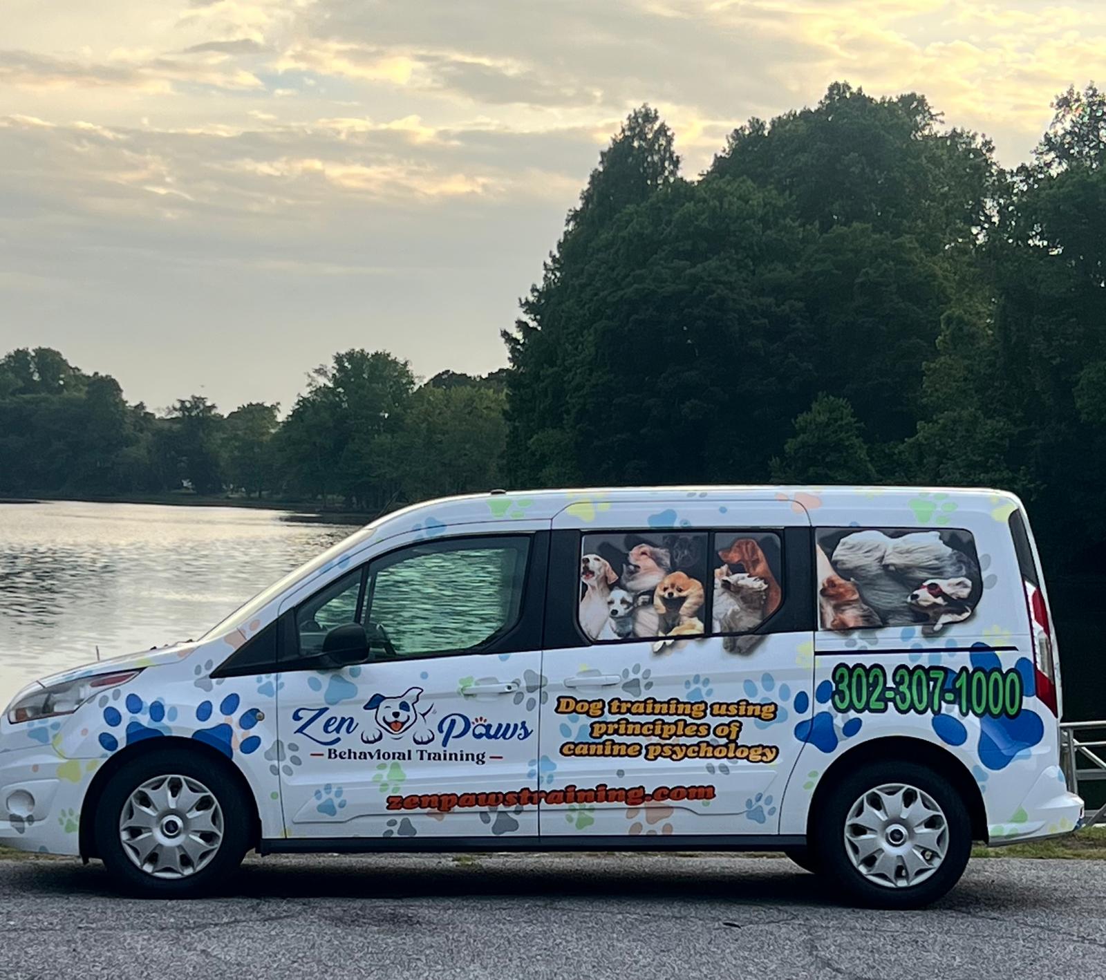 Zen Paws Training van image